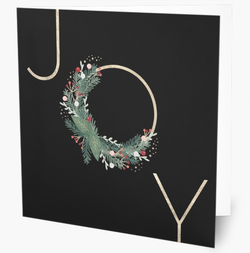 A asymmetrical wreath wreath black gray design for Holiday