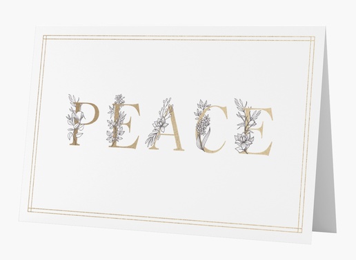A new2019 peace typography cream design for Theme