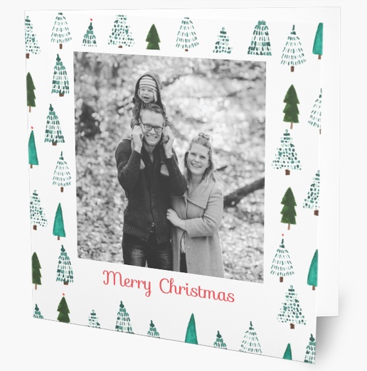 A christmas photo white gray design for Christmas with 1 uploads