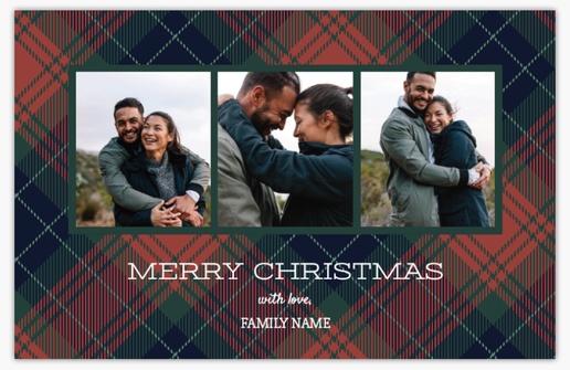 Design Preview for  Christmas Cards Templates, Flat 6" x 9" 