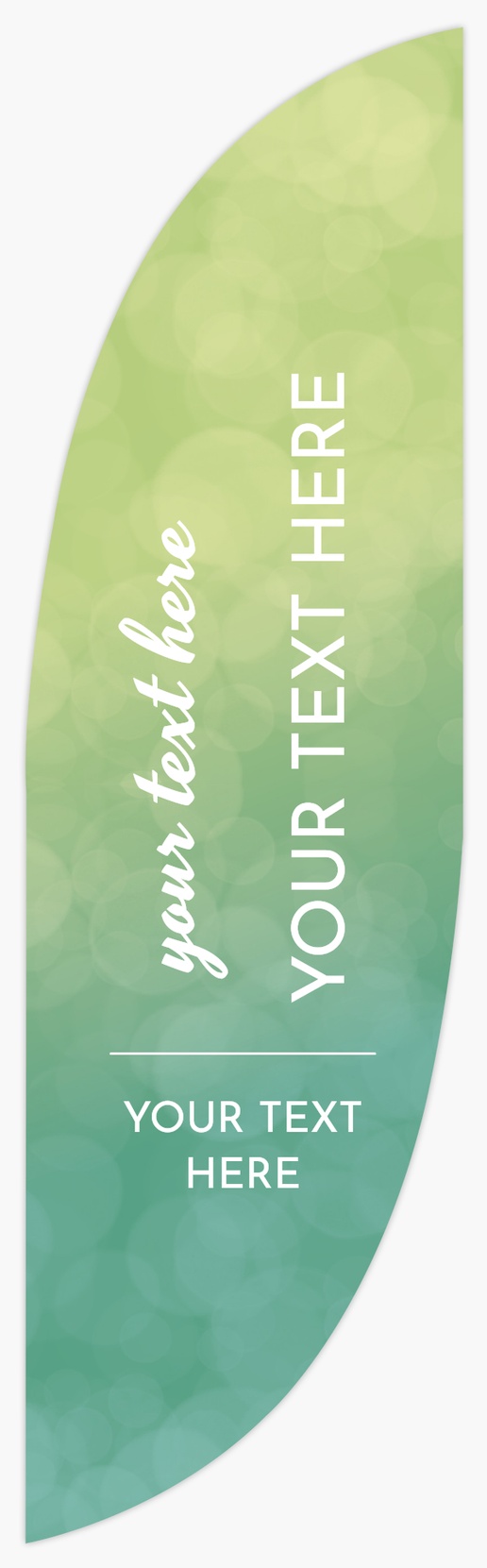 Design Preview for Elegant Flags Templates, 7.5' Feather Double Sided