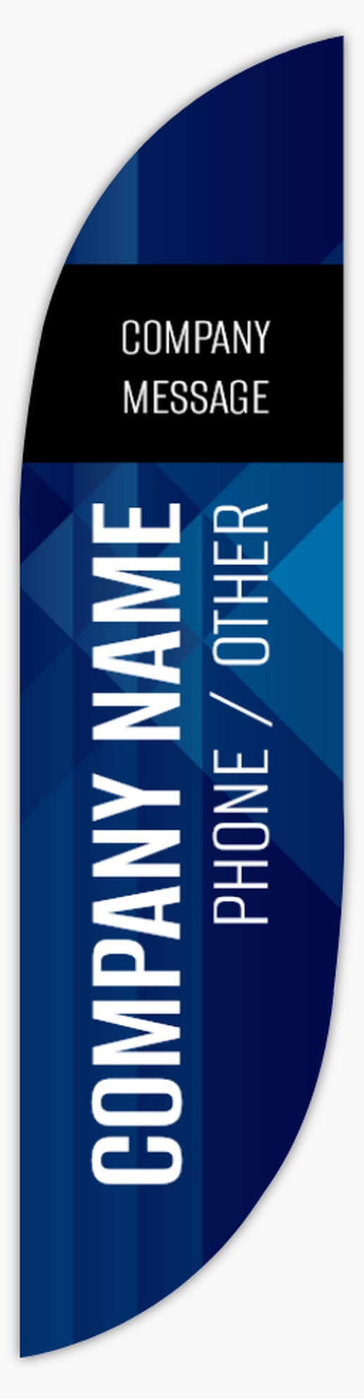 Design Preview for Marketing & Communications Flags Templates, 13' Feather Double Sided