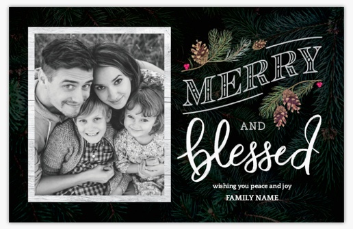 A 1 picture cozy comforts black white design for Greeting with 1 uploads