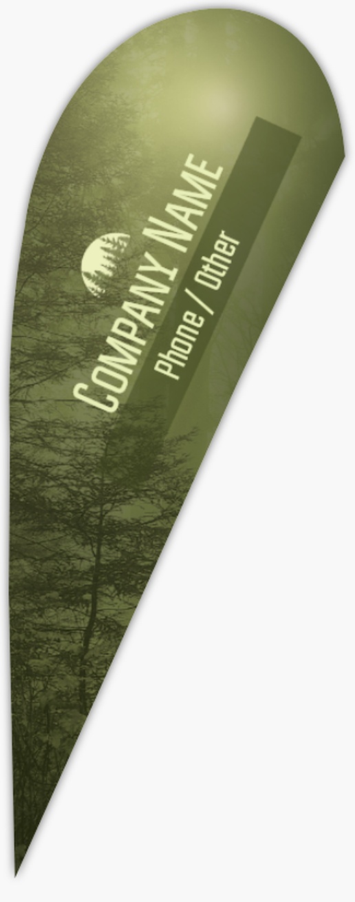Design Preview for Religious & Spiritual Flags Templates, 10' Teardrop Double Sided
