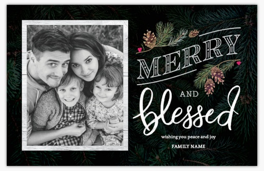 A merry and blessed religious gray black design for Christmas with 1 uploads