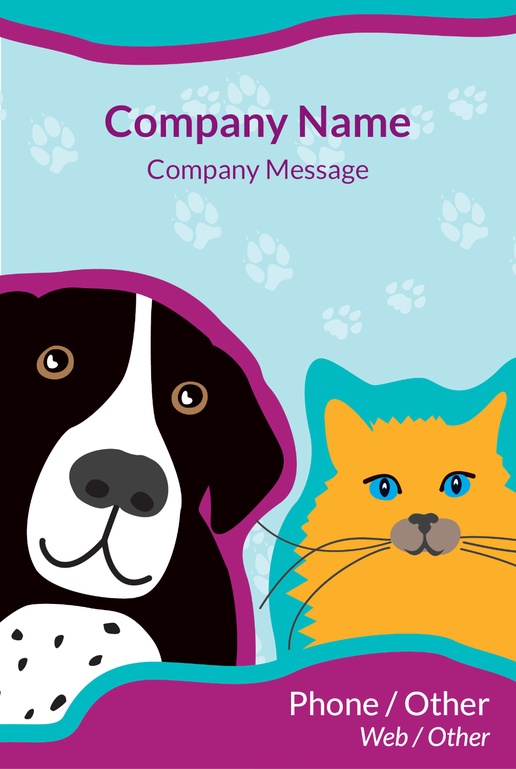 Design Preview for Design Gallery: Pet Supply Stores Aluminum A-Frame Signs, 1 Insert - No Frame 24" x 36"