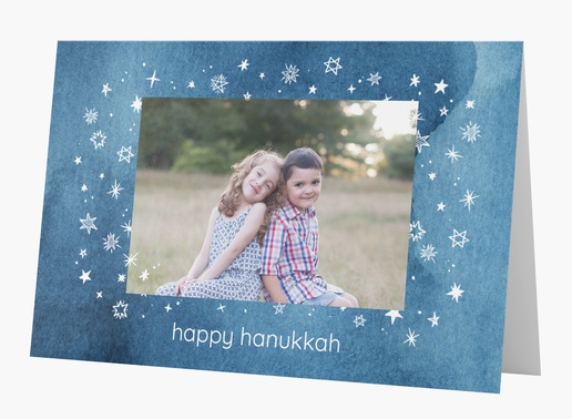 A 1 image judaism blue design for Hanukkah with 1 uploads