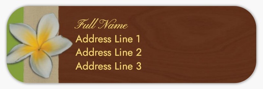 Design Preview for Beauty & Spa Return Address Labels Templates, White Paper