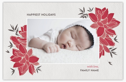 Design Preview for Chinese New Year Cards: Designs and Templates, Flat 4.6" x 7.2" 