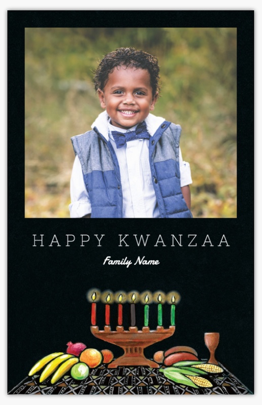 A new2019 happy kwanzaa black gray design for Kwanzaa with 1 uploads