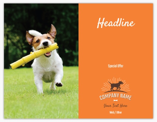 A dog pet orange cream design for Animals & Pet Care