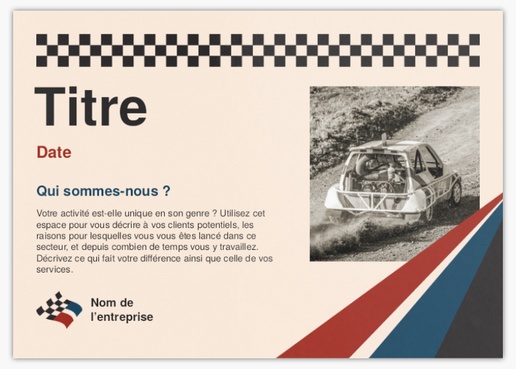 Aperçu du graphisme pour Galerie de modèles : cartes postales pour automobile et transports, A6 (105 x 148 mm)