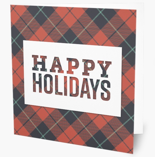 A plaid classic brown white design for Holiday