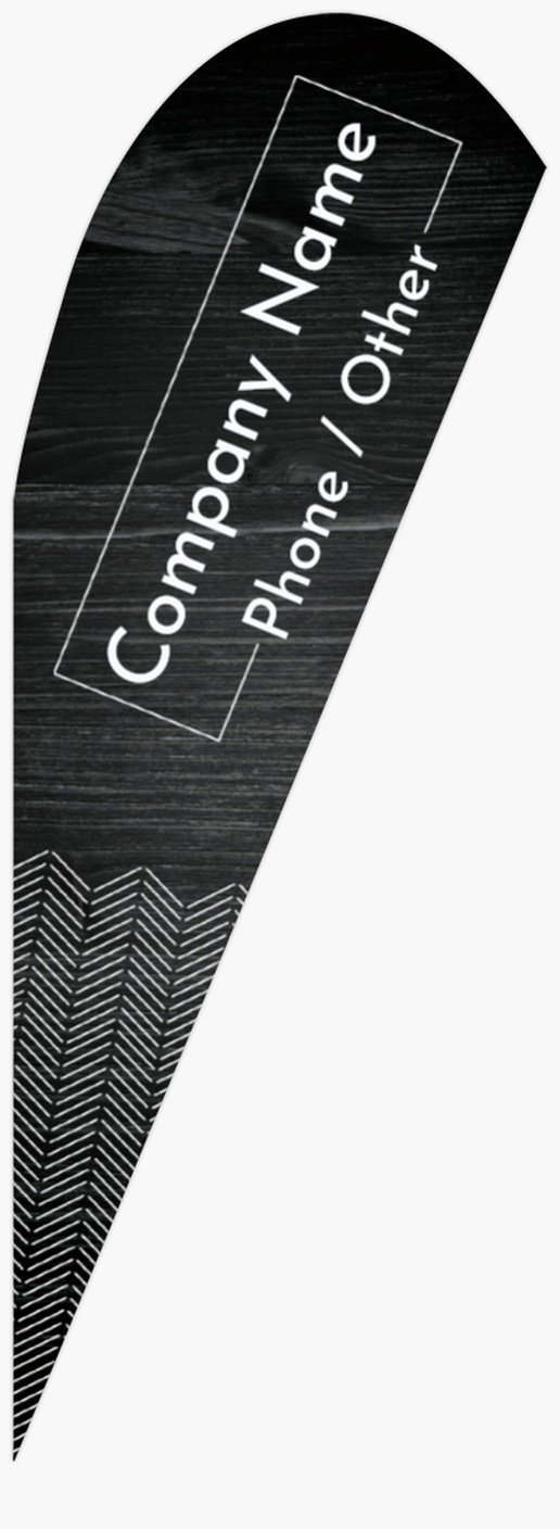 Design Preview for Design Gallery: Coffee Shops Flags, Teardrop 2 m 
