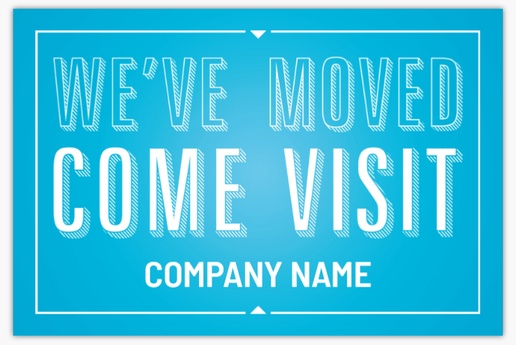 A moving corporate blue design for Moving