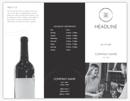 A wine conservative gray design with 1 uploads