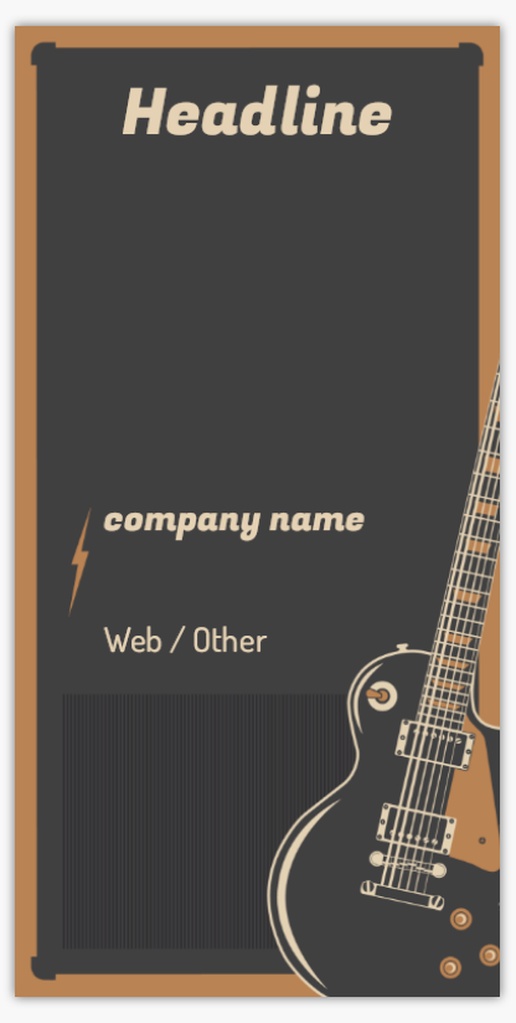 A foil performer gray brown design for General Party