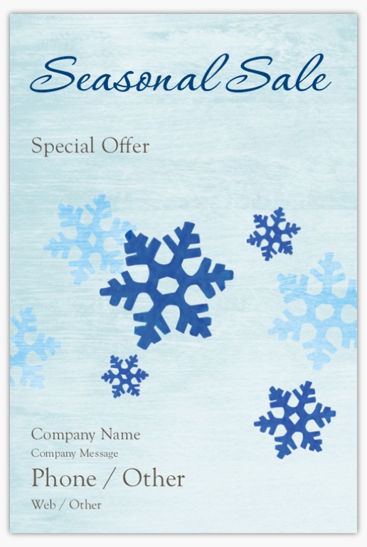 Design Preview for Holiday Aluminum A-Frame Signs Templates, 1 Insert - No Frame 24" x 36"