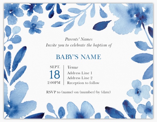 Design Preview for Design Gallery: Baby Invitations & Announcements, Flat 13.9 x 10.7 cm