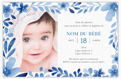 Aperçu du graphisme pour Galerie de modèles : faire-part et invitations pour bébé, Non pliées 18.2 x 11.7 cm