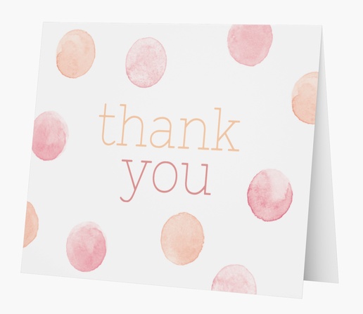 Design Preview for Design Gallery: Baby Custom Thank You Cards, Folded 5.5" x 4"