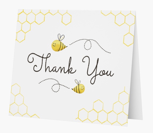 Design Preview for Design Gallery: Fun & Whimsical Custom Thank You Cards, Folded 5.5" x 4"
