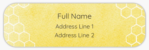 Design Preview for Design Gallery: Patterns & Textures Return Address Labels, White Paper