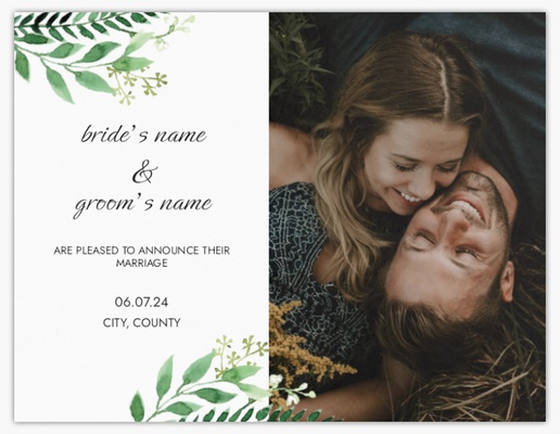 Design Preview for Design Gallery: Rustic Invitations & Announcements, Flat 13.9 x 10.7 cm