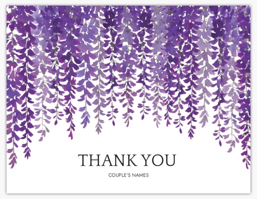 A botanical purple florals purple design for Wedding