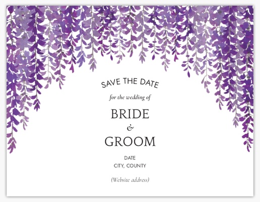 Design Preview for Design Gallery: Save the Date Cards, 5.5" x 4"