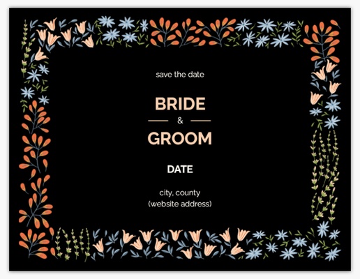 Design Preview for Design Gallery: Patterns & Textures Save The Date Cards, Flat 10.7 x 13.9 cm