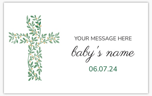 Design Preview for Baptism & Christening Vinyl Banners Templates, 2.5' x 4' Indoor vinyl Single-Sided