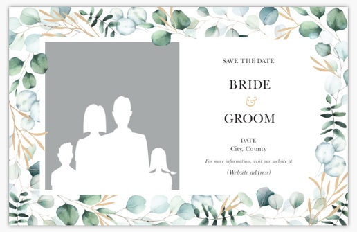 Design Preview for Save The Date Cards, 18.2 x 11.7 cm