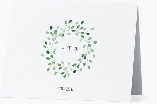 Anteprima design per Galleria di design: biglietti di congratulazioni per verdeggiante, Piegato 13,9 x 10,7 cm