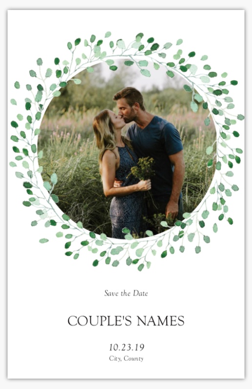 Design Preview for Save the Date Cards Templates, 18.2 x 11.7 cm