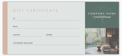 Design Preview for Design Gallery: Beauty & Spa Gift Vouchers