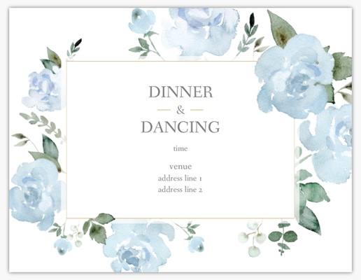 Design Preview for Design Gallery: Wedding Enclosure Cards, Flat 5.5" x 4"