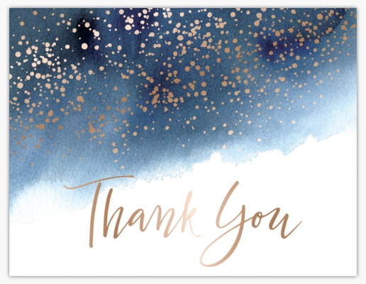 Design Preview for Design Gallery: Bold & Colorful Custom Thank You Cards, Flat 5.5" x 4"