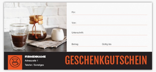 Designvorschau für Designgalerie: Gutscheinkarten Essen & Trinken