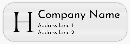 Design Preview for Law, Public Safety & Politics Return Address Labels Templates, Clear plastic 