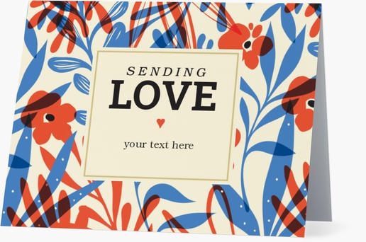 Design Preview for Design Gallery: Sympathy Personalized Note Cards, Folded 5.5" x 4"