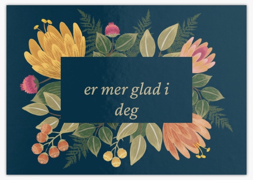 Forhåndsvisning av design for Designgalleri: Høst Postkort, A6 (105 x 148 mm)