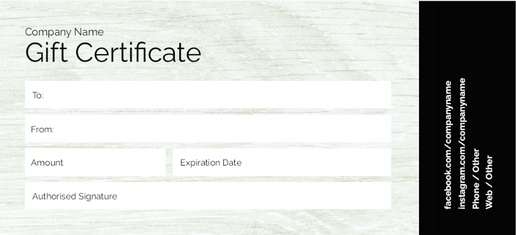 Design Preview for Construction, Repair & Improvement Gift Certificates Templates