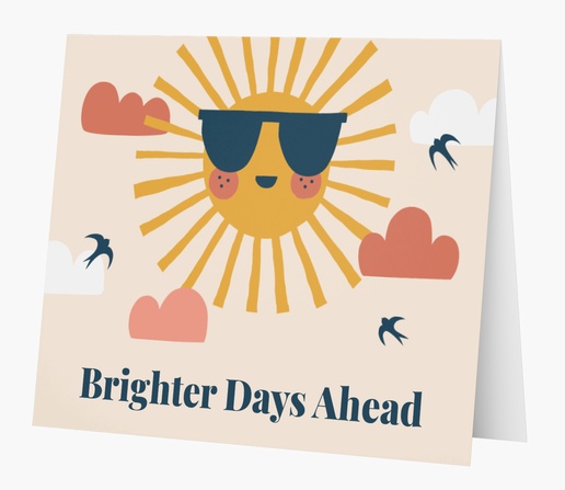 A positivity brighter days cream orange design for Theme