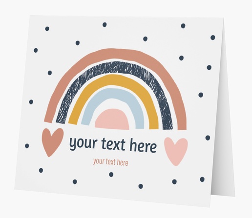 A hearts and rainbows cute gray white design for Theme