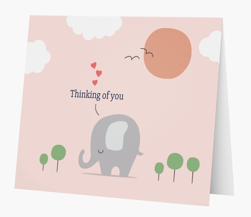 A stay positive thinking of you gray brown design for Theme