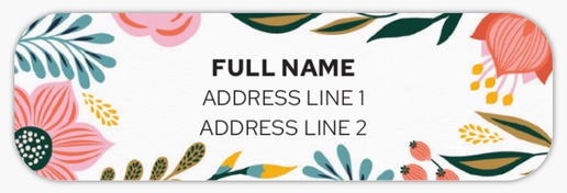 Design Preview for Design Gallery: Travel & Accommodation Return Address Labels, White Paper