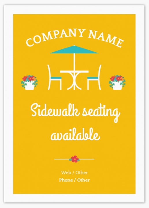 Design Preview for Templates for Food & Beverage Postcards , A6