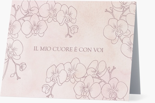 Anteprima design per Biglietti, Piegato 13,9 x 10,7 cm