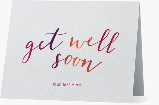 Design Preview for Design Gallery: Typographical Personalized Note Cards, Folded 5.5" x 4"